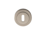 ESCUTCHEON - LOCK PROFILE ON CONCEALED FIX ROUND ROSE NIS (SATIN NICKEL) - SATIN NICKEL - 52MM - EACH