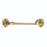 CABIN HOOK - HEAVYWEIGHT (SILENT PATTERN) - POLISHED BRASS - 254MM - EACH