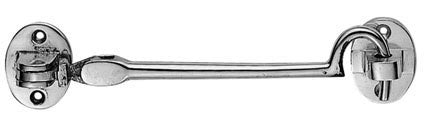 CABIN HOOK - HEAVYWEIGHT (SILENT PATTERN) - POLISHED CHROME - 305MM - EACH