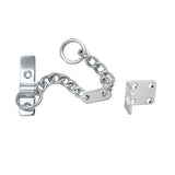 HEAVY DOOR CHAIN - SATIN CHROME - EACH