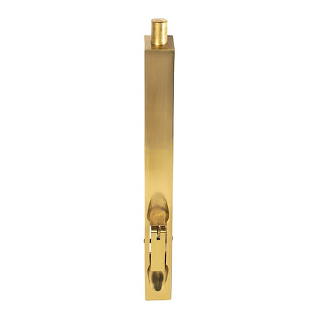 FLUSH BOLT (LEVER ACTION) - POLISHED BRASS - 202MM X 20MM - EACH