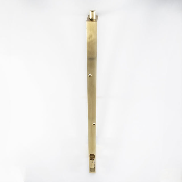 FLUSH BOLT (LEVER ACTION) - POLISHED BRASS - 450MM - EACH