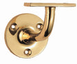 HANDRAIL BRACKET - (HEAVYWEIGHT) - POLISHED BRASS - EACH