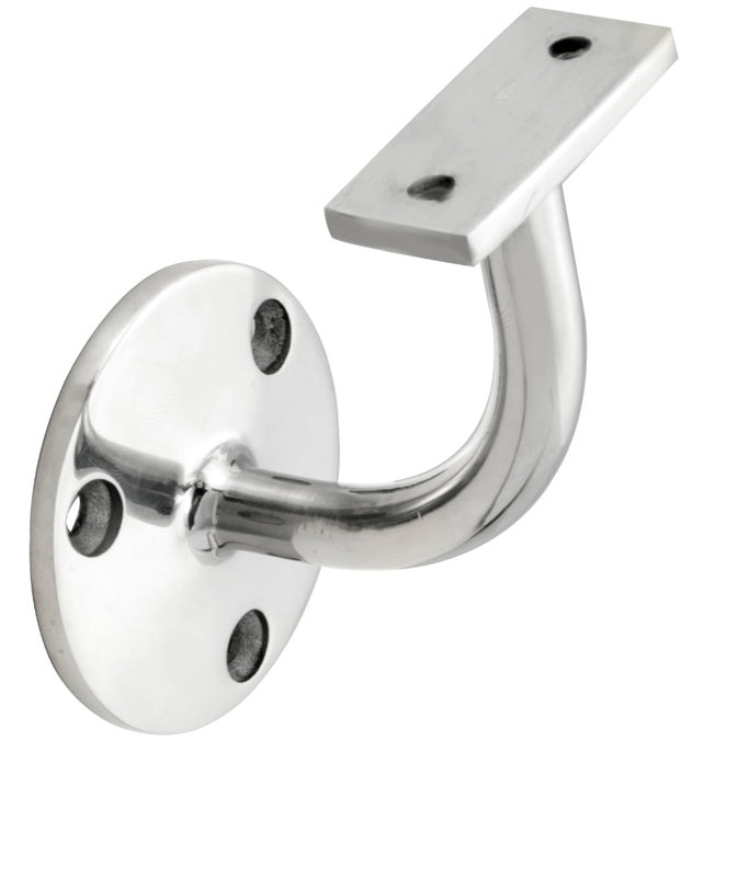 HANDRAIL BRACKET - (HEAVYWEIGHT) - POLISHED CHROME - EACH