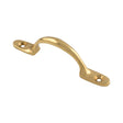 SASH HANDLE - POLISHED BRASS - 102MM - EACH