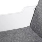 HOMCOM Bookcase Storage Shelf with Cushioned Reading Seat, Cube Bookshelf Organizer for Bedroom Living Room, White