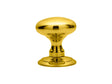 ICE SOLID MORTICE KNOB - POLISHED BRASS - 65MM - PAIR