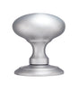 ICE SOLID MORTICE KNOB - SATIN CHROME - 65MM - PAIR