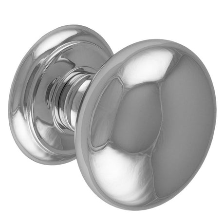 CENTRE DOOR KNOB - POLISHED CHROME - 100 - EACH