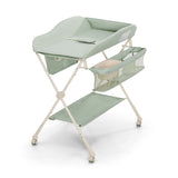Baby Diaper Changing Table with Water Basin Wheel-Green