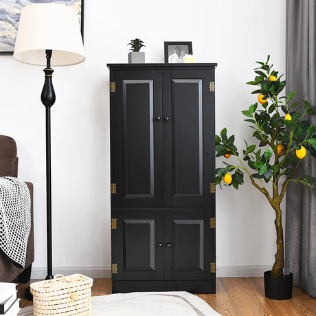 Sideboard Buffet Storage Cabinet with Adjustable Shelf