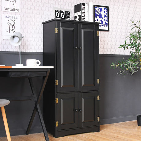 Sideboard Buffet Storage Cabinet with Adjustable Shelf