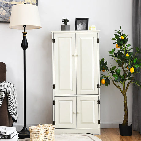 Sideboard Buffet Storage Cabinet with Adjustable Shelf