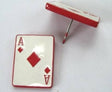 Ace of Diamonds White/Red Decorative Upholstery Nail