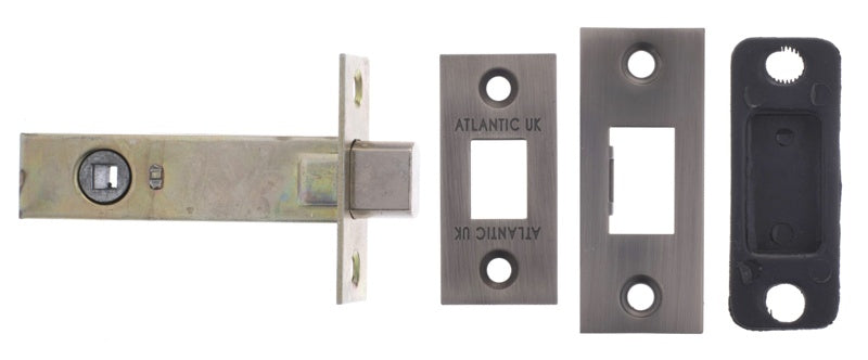 Atlantic Tubular Deadbolt 3" - Matt Gun Metal - Each