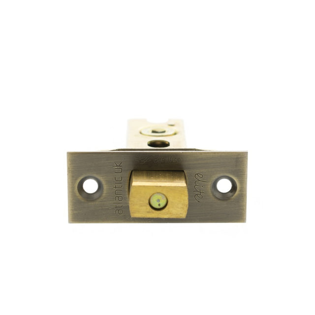 Atlantic Fire-Rated CE Marked Bolt Through Tubular Deadbolt 2.5" - Matt Antique Brass - Each