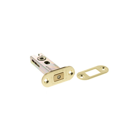 Atlantic Radius Fire-Rated CE Marked Bolt Through Tubular Deadbolt 3" - Polished Brass - Each