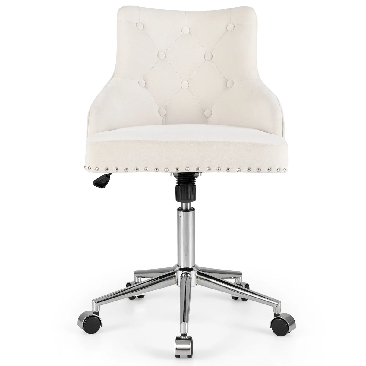 Adjustable 360 Swivel Accent Armchair-Beige