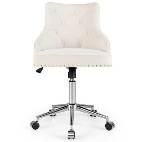 Adjustable 360 Swivel Accent Armchair-Beige