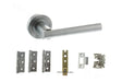 Atlantic Nebraska Dorpac (3" Latch, 3"x2" Hingesx3) - Satin Chrome - Set