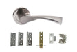 Atlantic Colorado Dorpac (2.5" Latch, 3"x2" Hingesx3) - Satin Nickel - Set