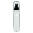 ART DECO KNOB ON BACKPLATE - LATCH - POLISHED CHROME - 205 x 45mm - PAIR