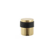 Atlantic Cylinder Premium Floor Mounted Door Stop - Polished Brass - Each