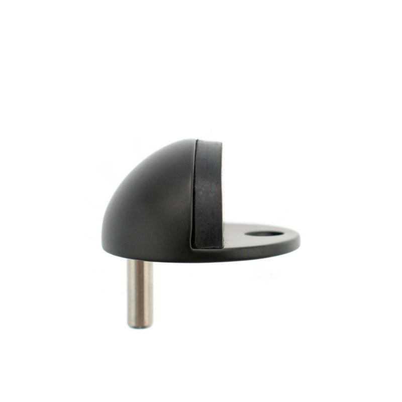 Atlantic Half-Moon Contract Floor Mounted Door Stop - Matt Black - Each