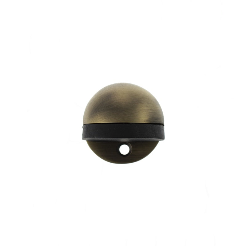 Atlantic Half-Moon Premium Floor Mounted Door Stop - Matt Antique Brass - Each