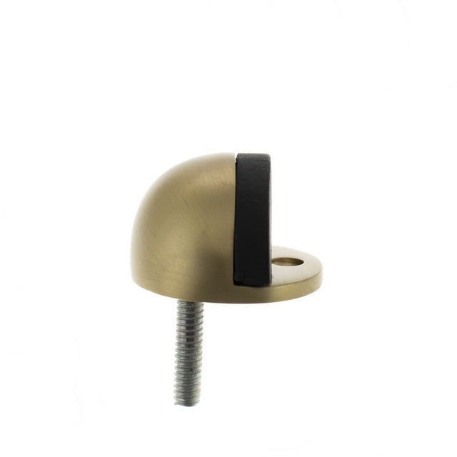 Atlantic Half-Moon Premium Floor Mounted Door Stop - Satin Brass - Each