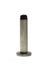 Atlantic Premium Wall Mounted Door Stop on Concealed Fix Rose - Matt Gun Metal - Each