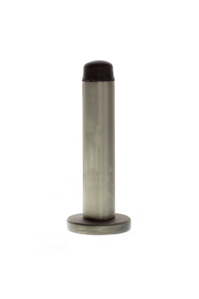 Atlantic Premium Wall Mounted Door Stop on Concealed Fix Rose - Matt Gun Metal - Each