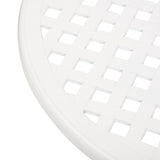 Outsunny Three-Piece Elegant Aluminium Garden Set - White