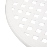 Outsunny Three-Piece Elegant Aluminium Garden Set - White