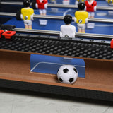 HOMCOM 29 Inch Mini Tabletop Football Foosball Gaming Table  Play Fun Game Toy 74.5L x 36.1W x 12H CM