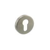 Atlantic Euro Escutcheons - Satin Stainless Steel - Pair