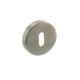 Atlantic Key Escutcheons - Satin Stainless Steel - Pair