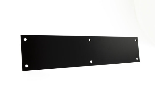 Atlantic Finger Plate Pre drilled with screws 300mm x 75mm - Matt Black - Each