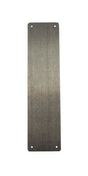 Atlantic Finger Plate Pre drilled with screws 300mm x 75mm - Satin Stainless Steel - Each