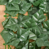 Outsunny 1-Piece Artificial Leaf Hedge Screen Privacy Fence Panel for Garden Outdoor Indoor Decor, Dark Green, 3M x 1M