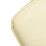 Outsunny 4 Pieces Outdoor Seat and Back Cushion Set Patio Deep Seating Chair Replacement Cushion, Beige