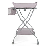 Baby Changing Table with Safety Belt and 4-side Defence-Gray