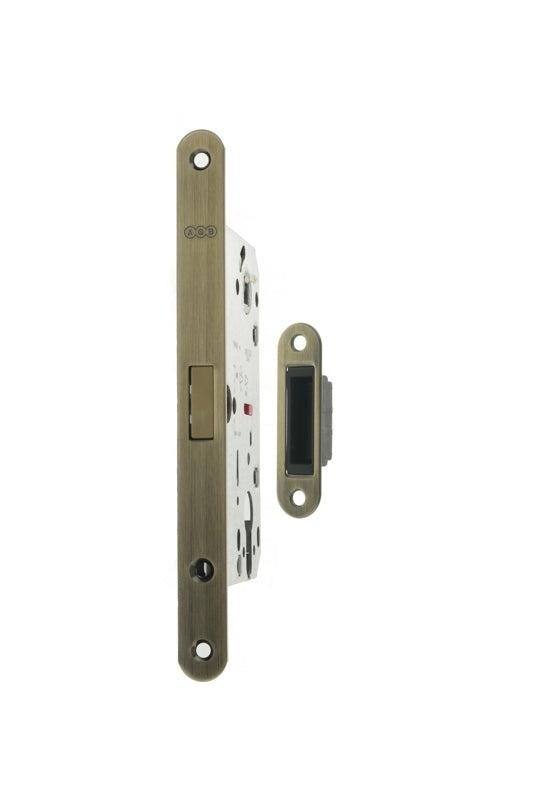 AGB Polaris 2XT Magnetic Euro Profile Sashlock 50mm backset - Antique Brass - Each