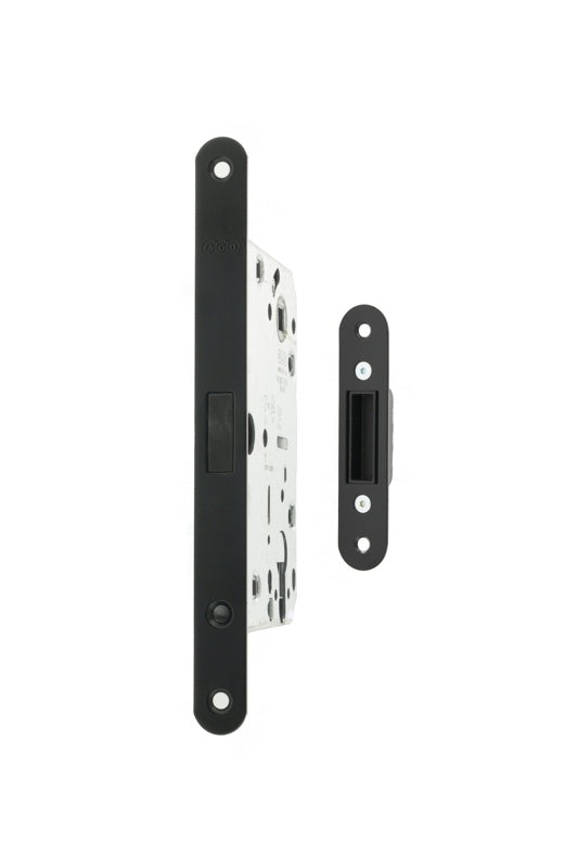 AGB Polaris 2XT Magnetic Euro Profile Sashlock 60mm backset - Matt Black - Each