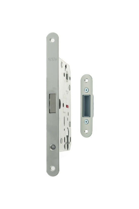 AGB Polaris 2XT Magnetic Euro Profile Sashlock 60mm backset - Satin Chrome - Each