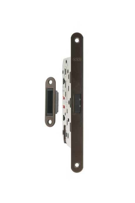 AGB Polaris 2XT Magnetic Bathroom Lock 50mm backset - Bronze - Each