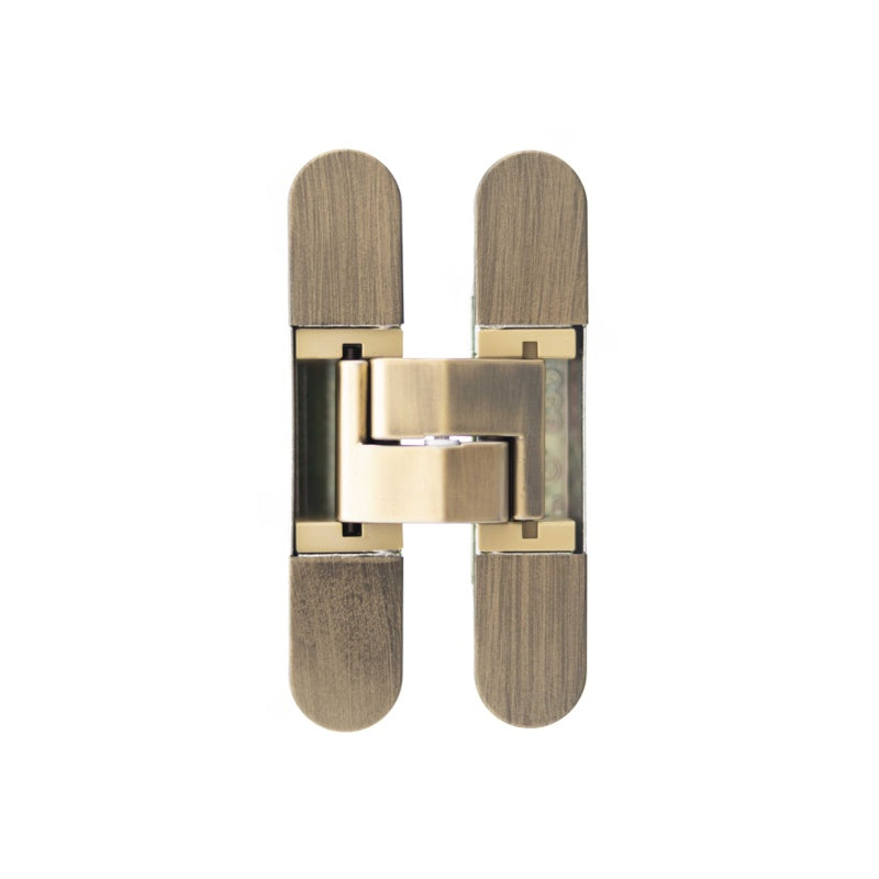 AGB Eclipse Fire Rated Adjustable Concealed Hinge - Matt Antique Brass - Each