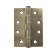 Atlantic Ball Bearing Hinges Grade 13 Fire Rated 4" x 3" x 3mm - Matt Antique Brass - Pair