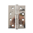 Atlantic Ball Bearing Hinges Grade 13 Fire Rated 4" x 3" x 3mm - Polished Stainless Steel - Pair