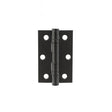 Atlantic Ball Bearing Hinges 3" x 2" x 2mm - Matt Black - Pair